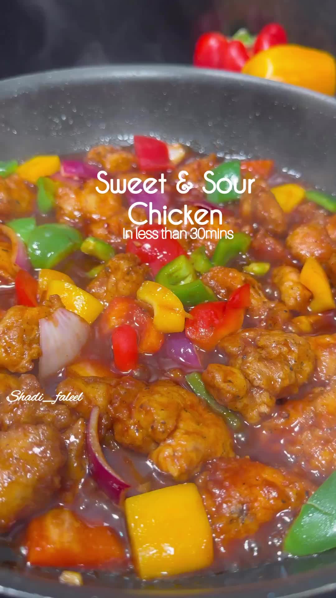 Quick and Easy Chinese Sweet & Sour Chicken: Perfect Meal Prep for Busy Days! #mealprep #mealpre
