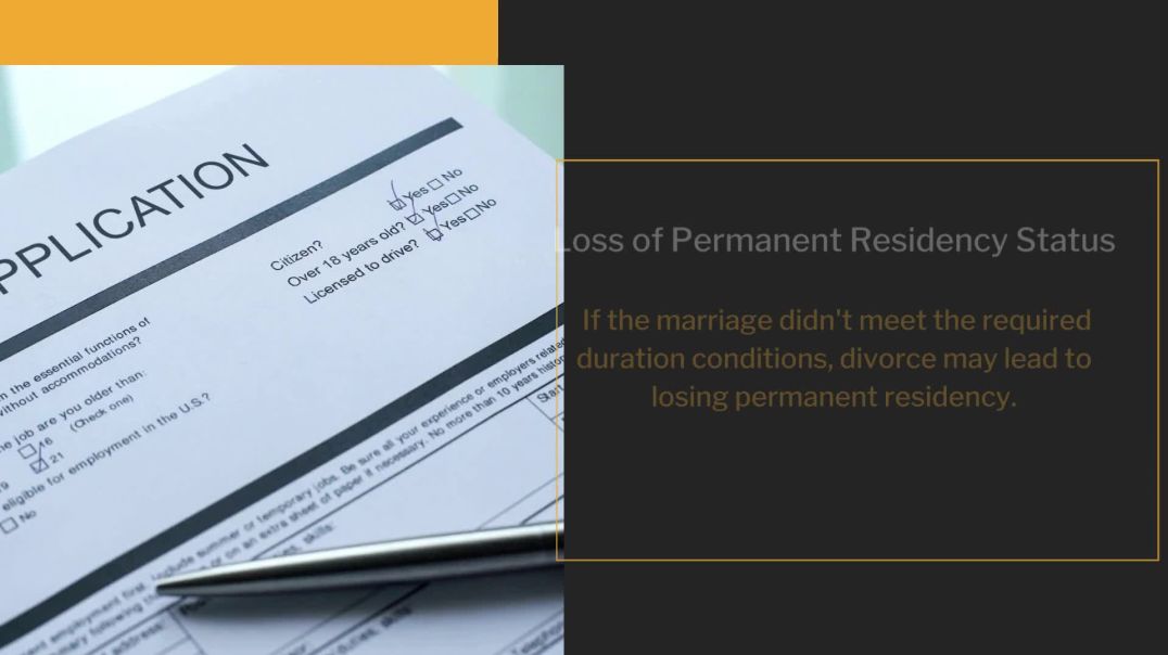 ⁣Potential Consequences of Divorce on Immigration Status