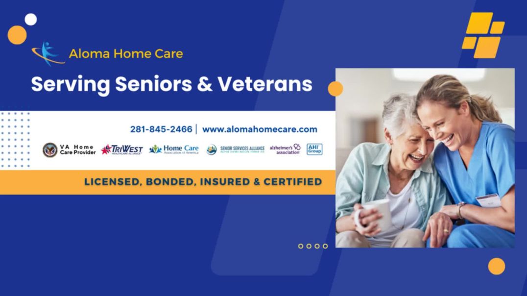 ⁣Aloma Home Care Agency in The Woodlands, TX