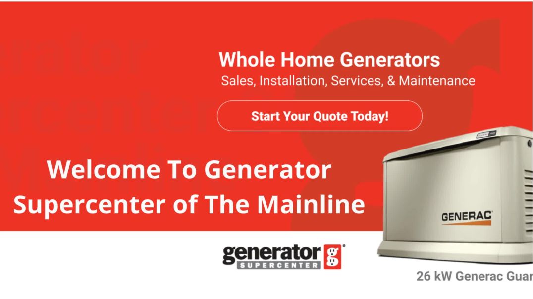 ⁣Generator Supercenter of The Mainline : Generac Generator Repair Service in King of Prussia, PA