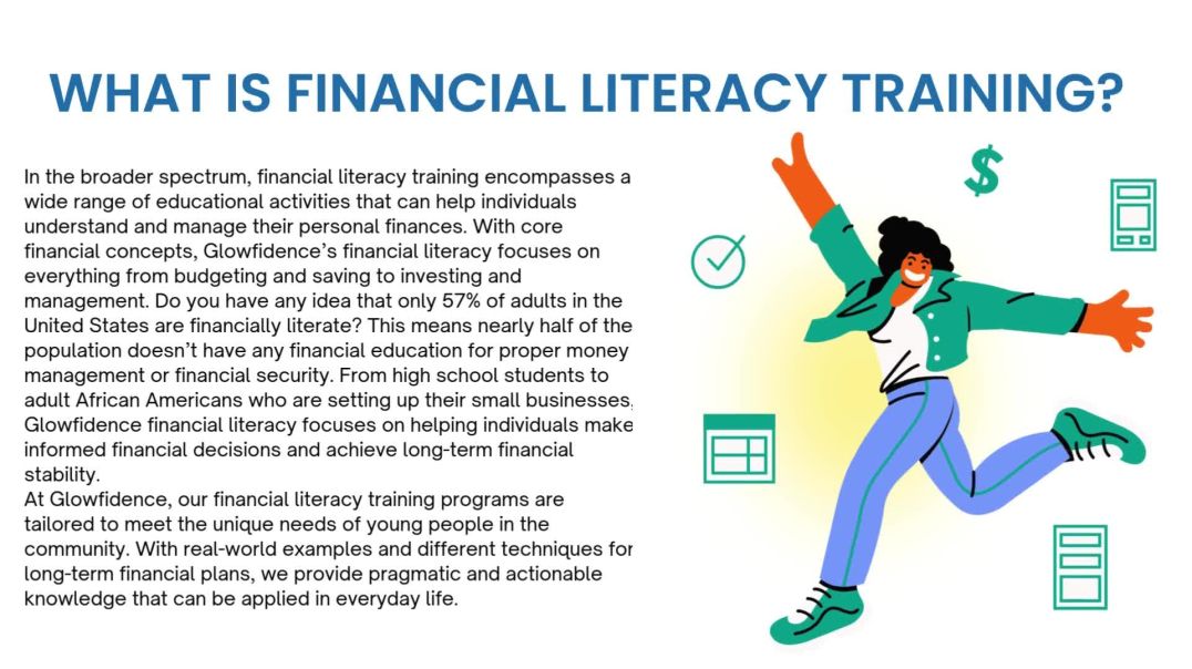 ⁣Glowfidence Financial Literacy Workshops- Glowfidence Foundation