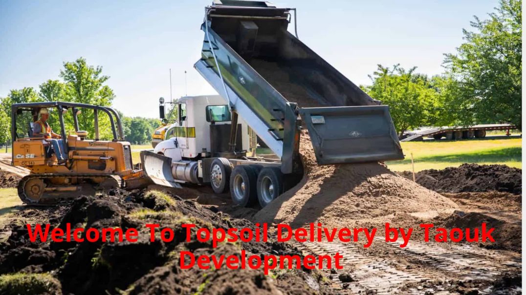 ⁣Topsoil Delivery by Taouk Development : Screened Topsoil Delivery in Rochester