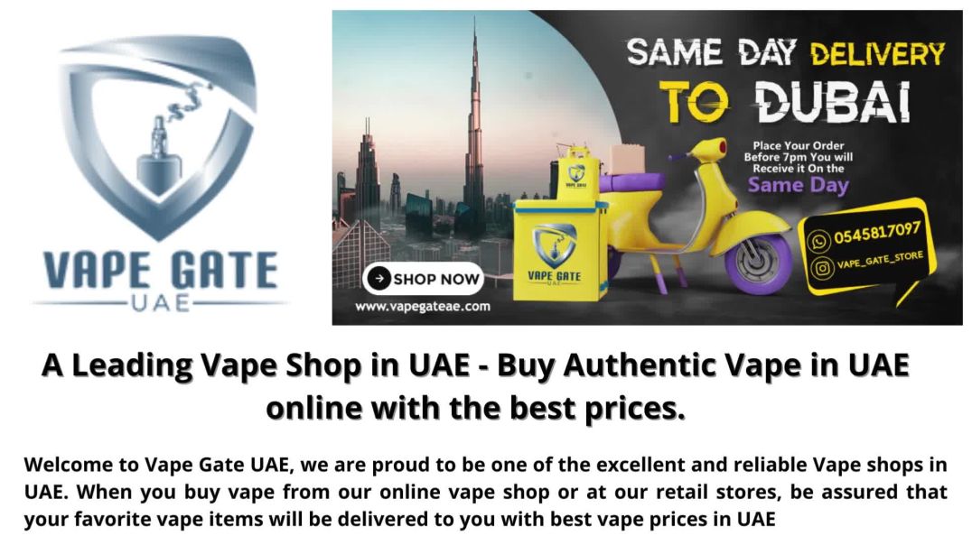 ⁣Affordable Vape Prices in Dubai - Shop Now - Vape Gate UAE