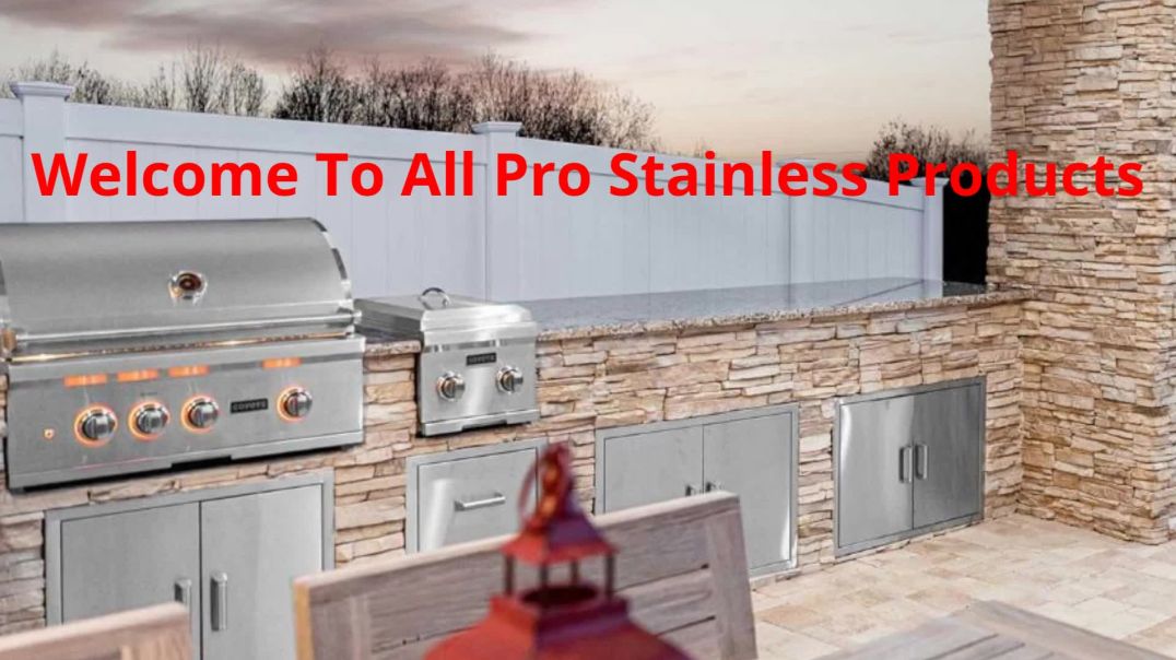 ⁣All Pro Stainless Products | Best Outdoor Kitchen Storage in Clearwater