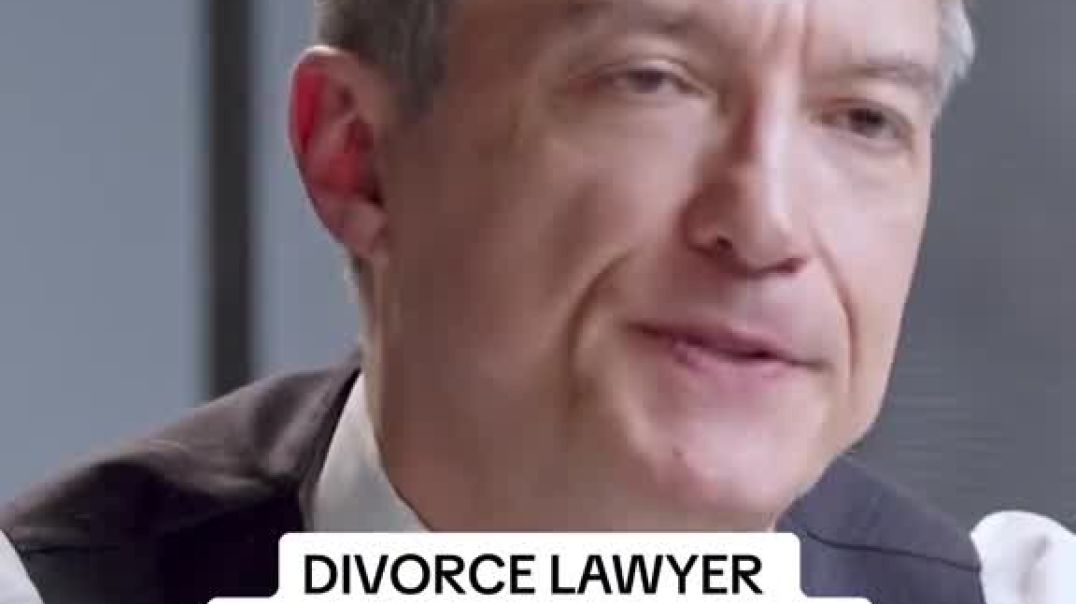 ⁣One of the Top Divorce Lawyers in the world says this!