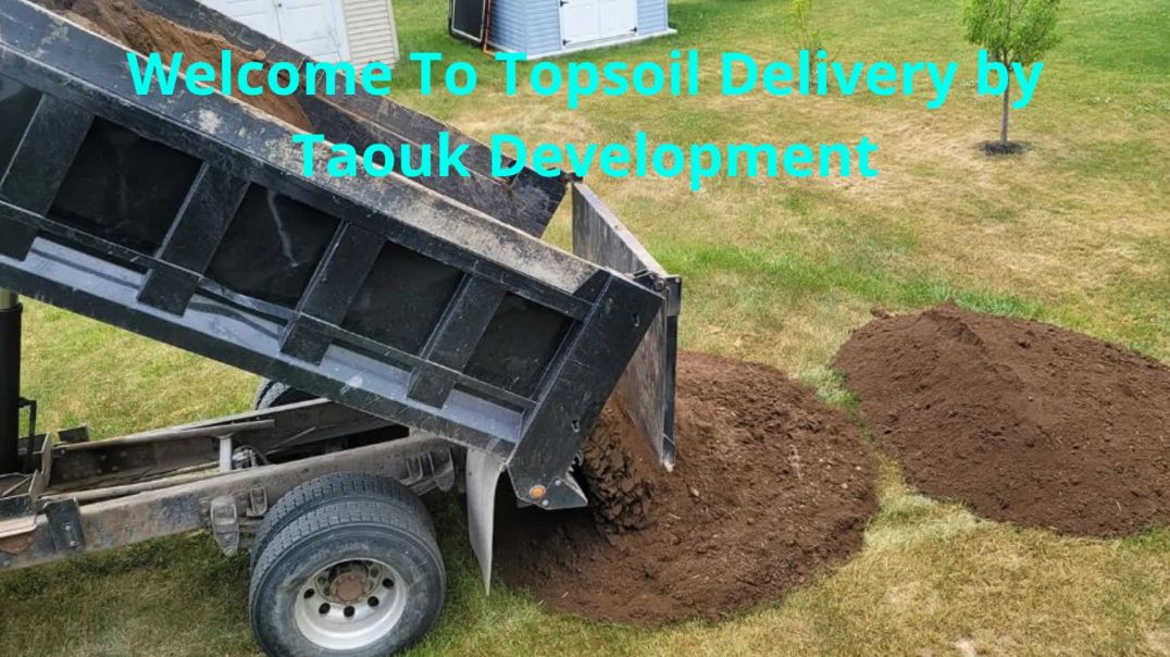 ⁣Topsoil Delivery by Taouk Development | Bulk Topsoil in Rochester, NY