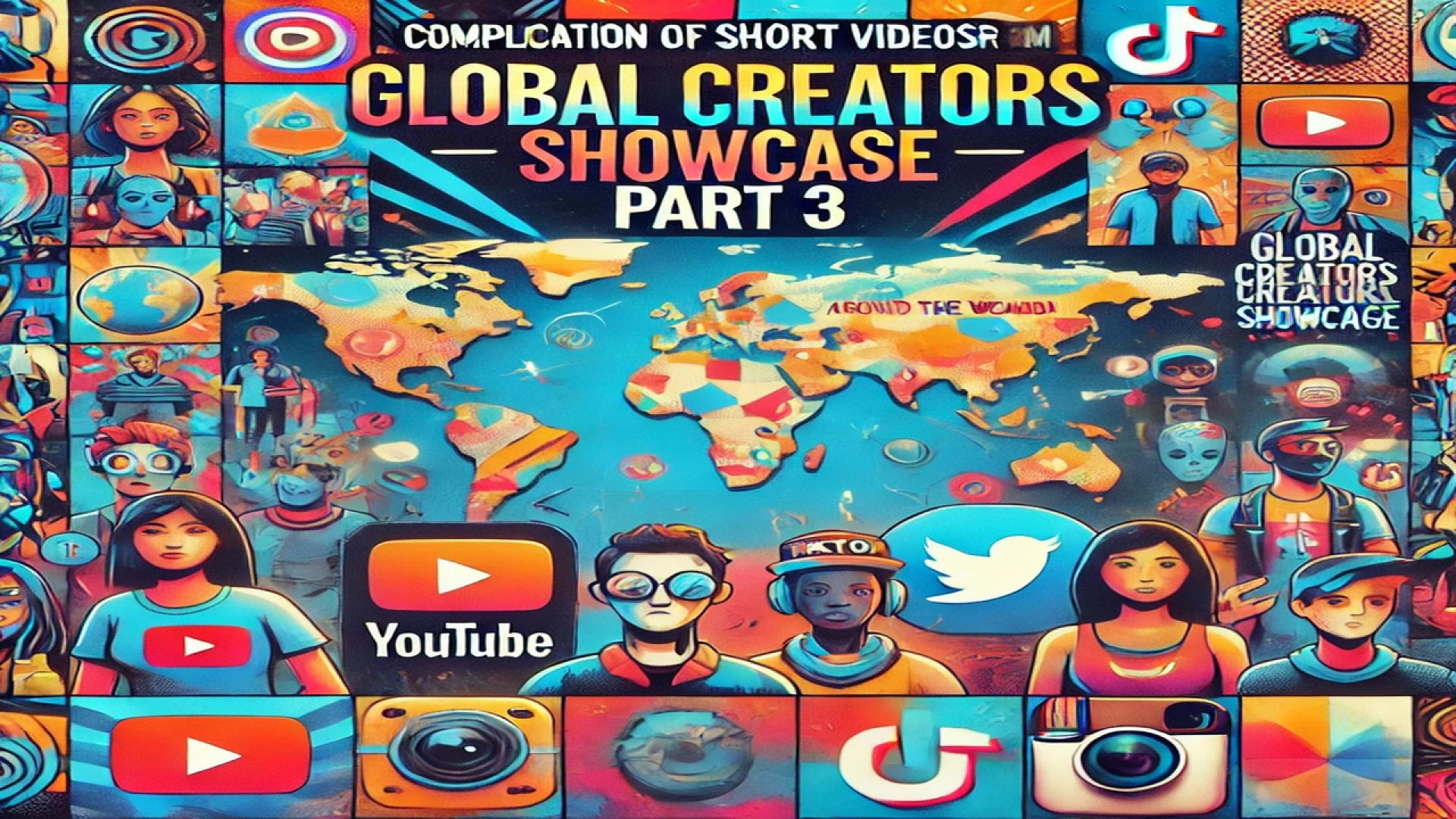 ⁣Compilation of short videos from content creators around the world: Global creators showcase part 3