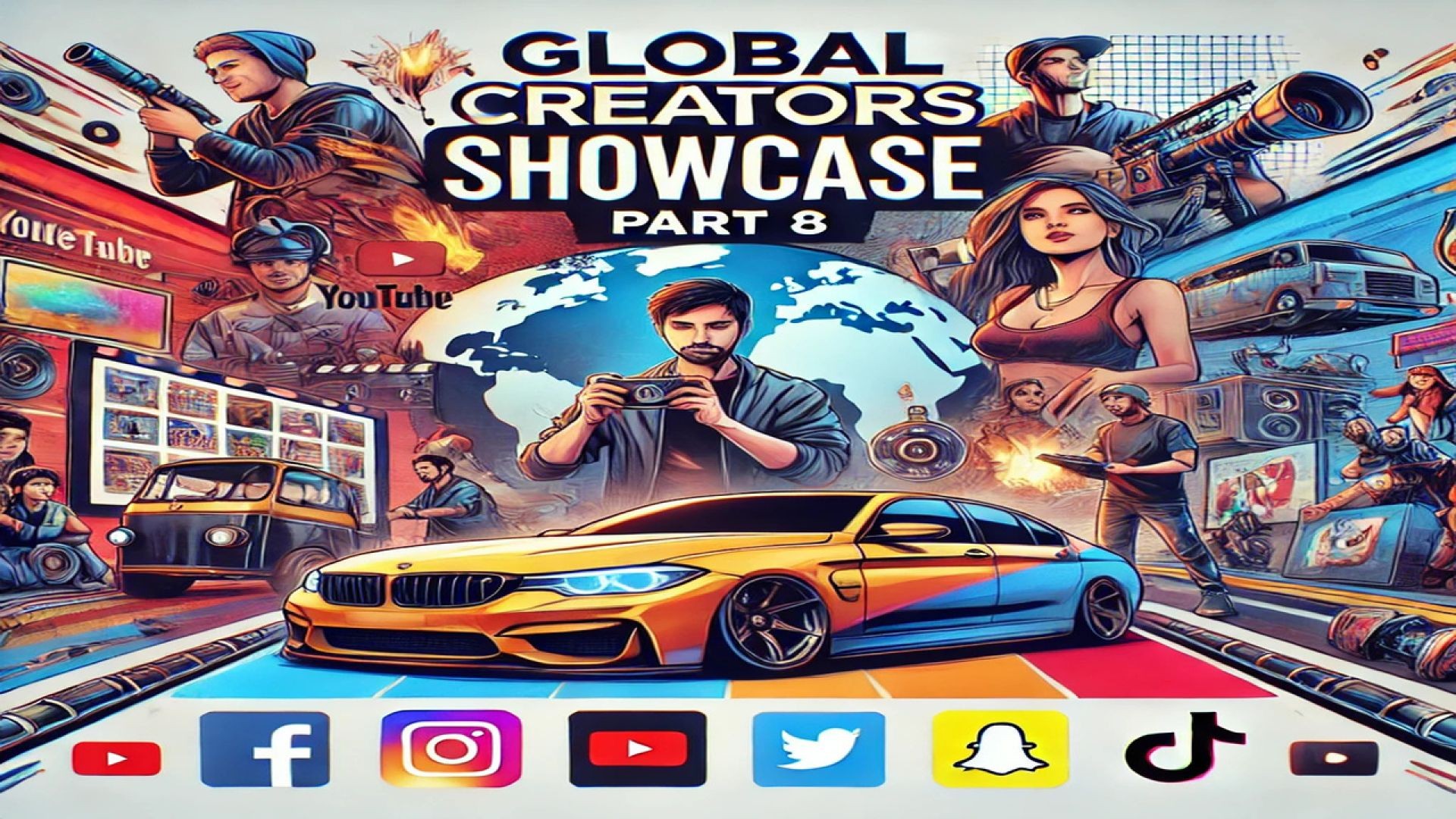 ⁣Compilation of short videos from content creators around the world: Global creators showcase part 8