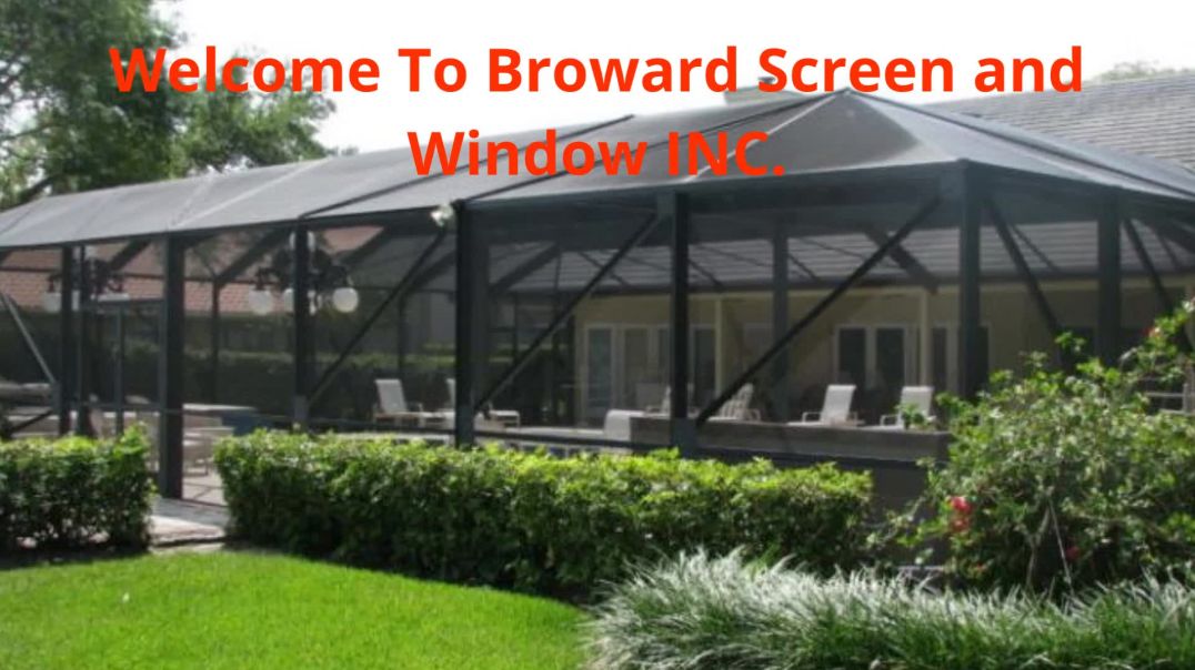 ⁣Broward Screen and Window INC. | Top-Rated Screen Repair in Weston, FL