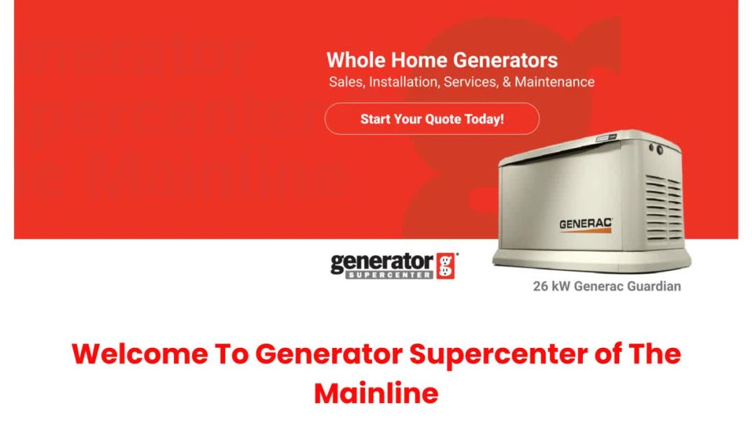 ⁣Generator Supercenter of The Mainline : #1 Generator Service Company in King of Prussia, PA