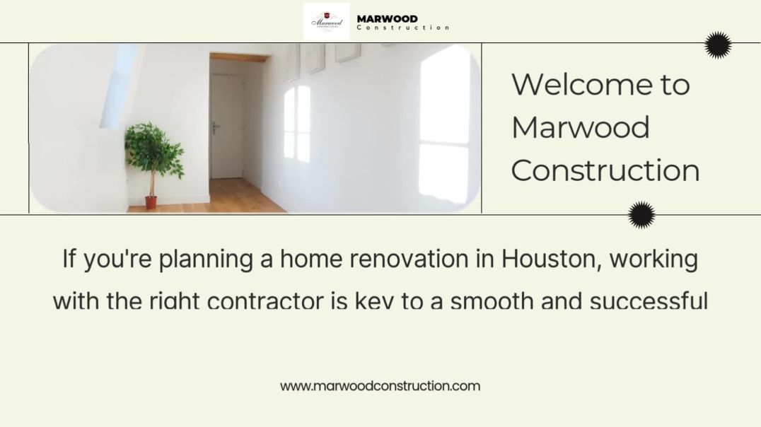 ⁣Transform Your Space with Experienced Renovation Contractors in Houston - Marwood Construction