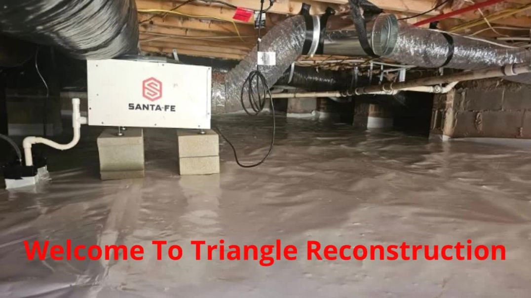 ⁣Triangle Reconstruction | Trusted Crawlspace Contractor in Cary, NC