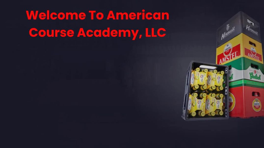 ⁣American Course Academy, LLC : Alcohol Certification in Utah