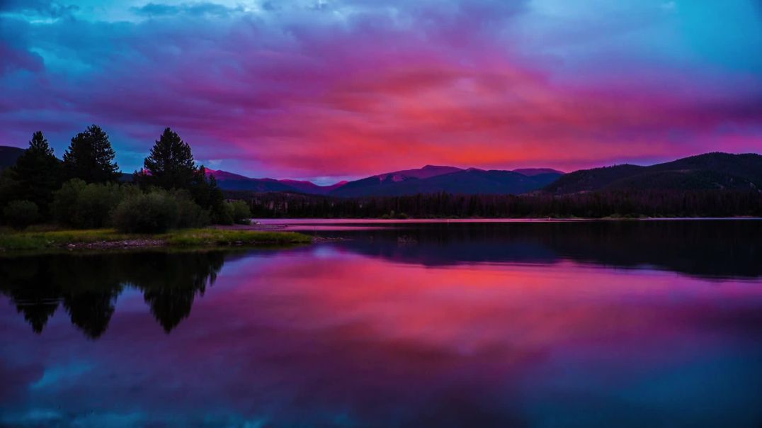 ⁣A Time-Lapse of a Lake