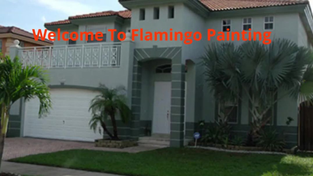 ⁣Flamingo Painting – Best Painter in Miami, FL