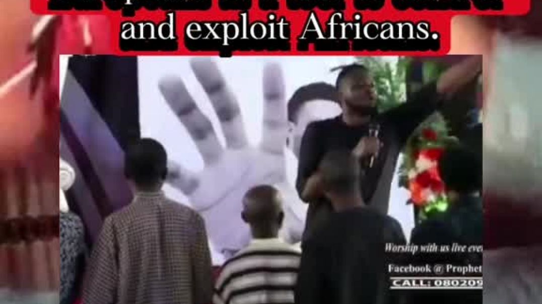 "Christianity was designed by Europeans as a tool to control and  exploit Africans"!