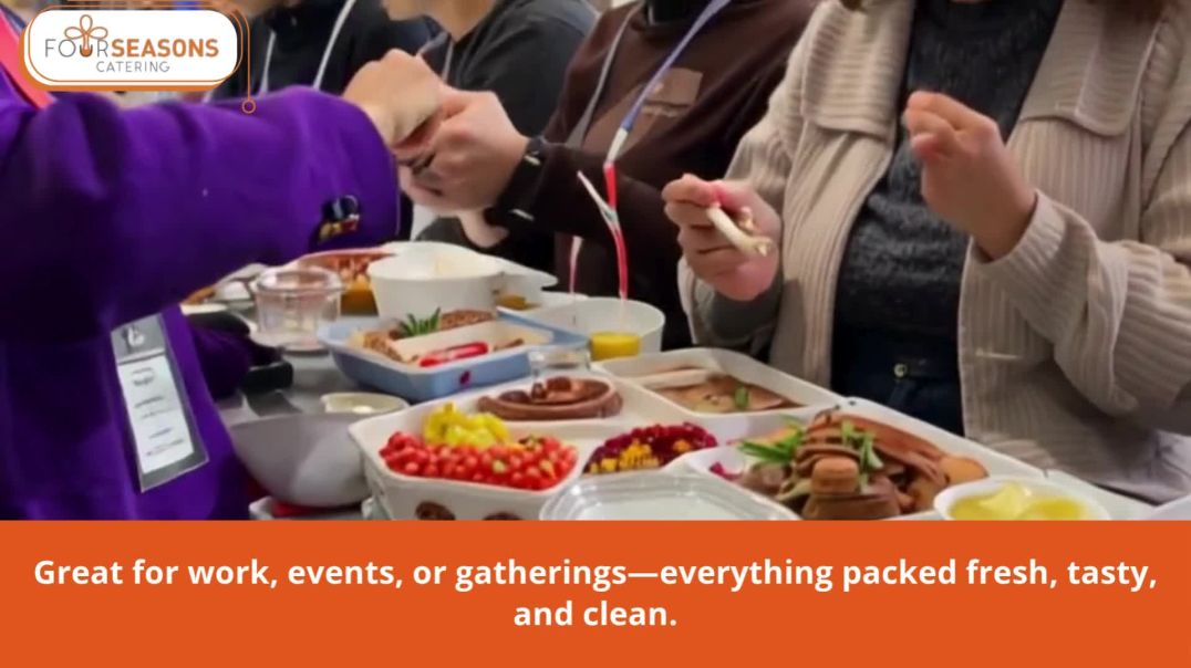 ⁣Delicious Bento Box Catering in SG | Four Season Catering