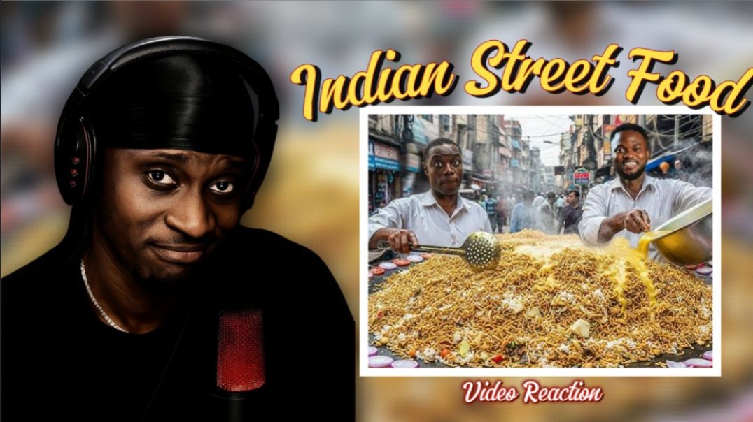 ⁣Biyi Nuges Reacts to Indian Street Food