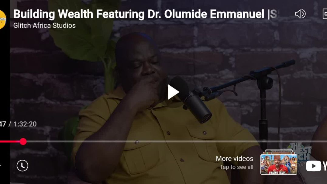 My Review of building Wealth featuring Wealth Dr Olumide Emmanuel