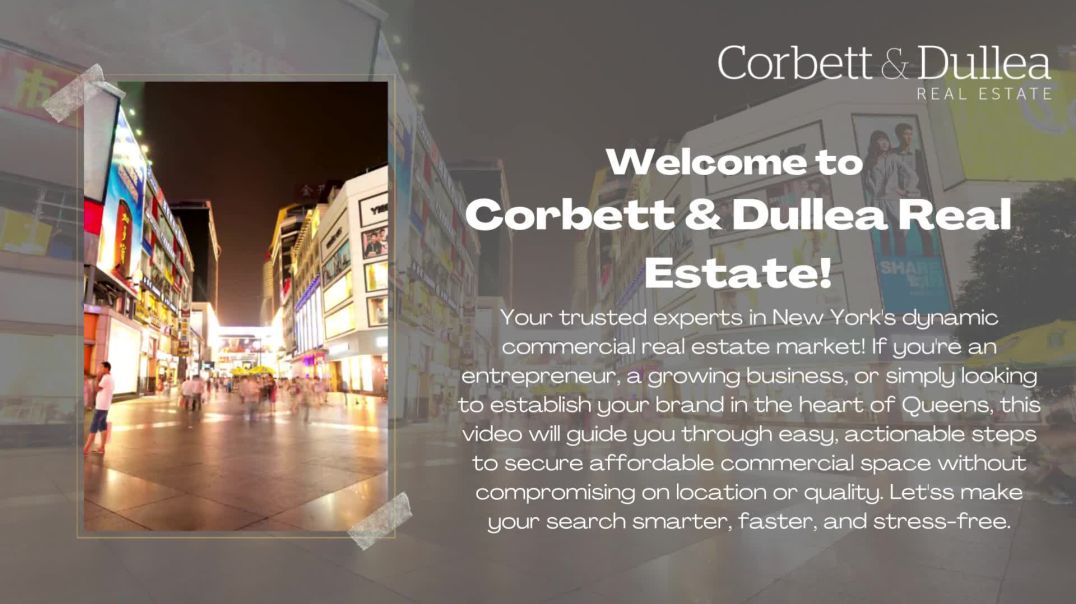 ⁣Find the Best Commercial Real Estate in Queens- Corbett & Dullea Real Estate