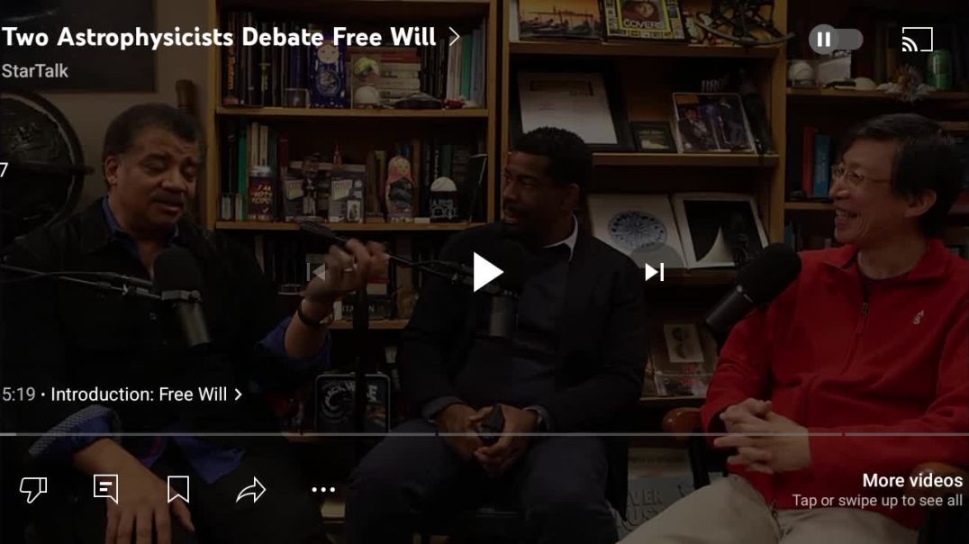 ⁣Do We Really Have Free Will?  My Reaction to Neil deGrasse Tyson & Charles Liu