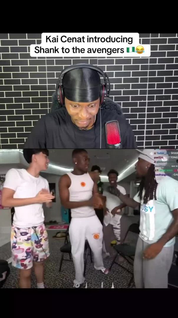 Kai Cenat introducing Shankcomics to the avengers 🇳🇬😂 #shorts