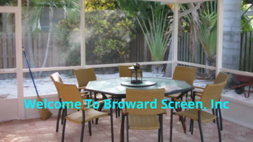⁣Broward Screen, Inc - Screen Enclosure Repair in Davie, FL | 33328