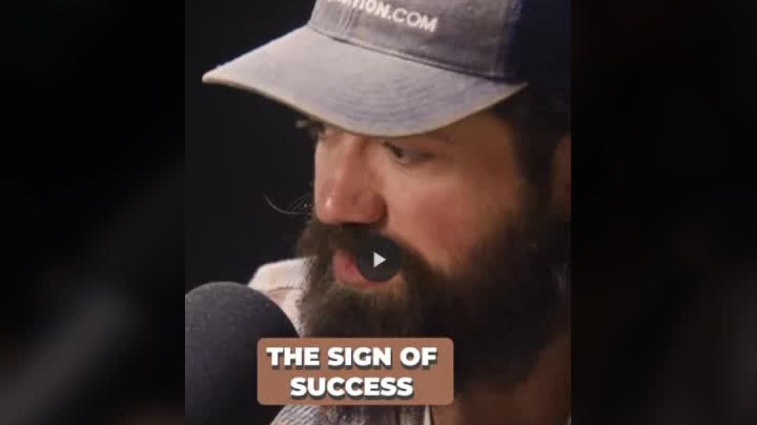 ⁣My reaction to a video titled "Sign of success is hate" by Alex Harmonzi
