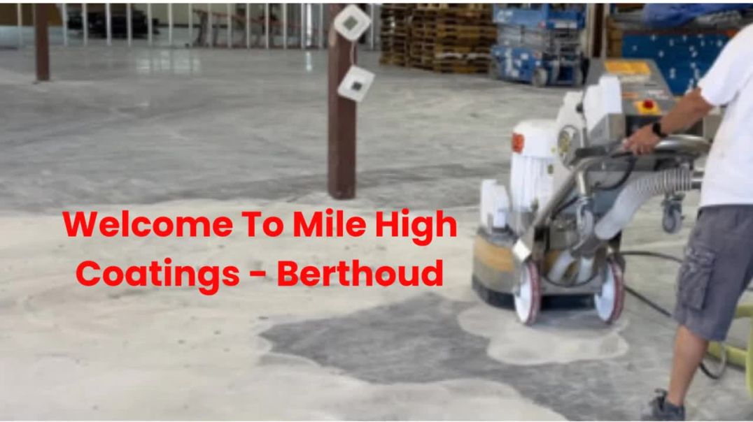 Mile High Concrete Patio Coating in Berthoud, CO