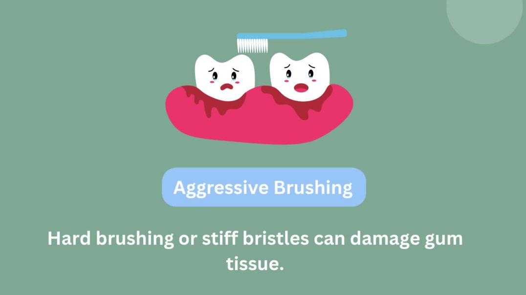 ⁣Common Causes of Gum Recession in Children
