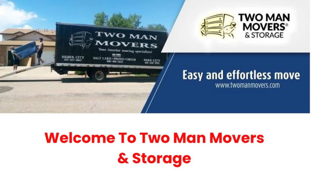 ⁣Two Man Movers & Storage : Local Movers in Salt Lake City, UT