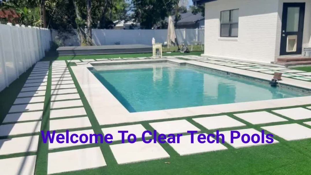 ⁣Clear Tech Pool Repair Company in Tampa, FL