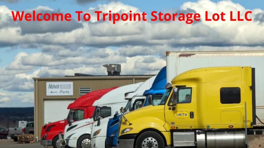⁣Tripoint Storage Lot LLC - Tractor Trailer Storage in Humble, TX