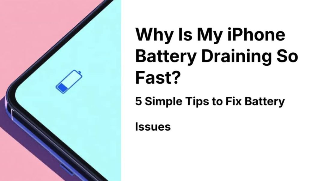 ⁣iPhone Battery Drain Problems? Follow These Helpful Tricks