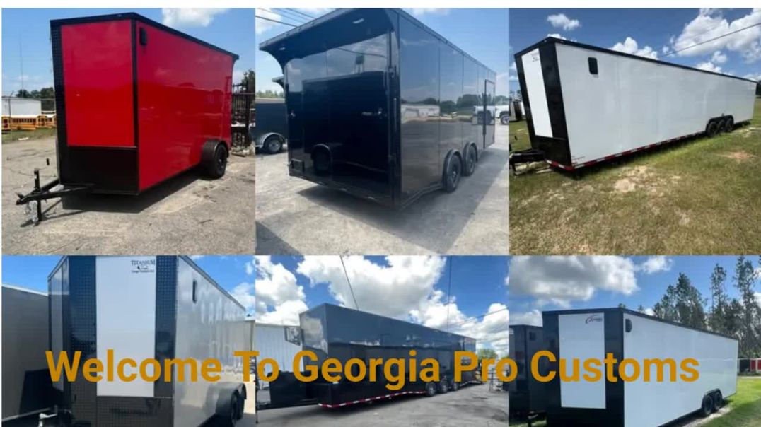 ⁣Georgia Pro Customs - Enclosed Trailers For Sale in Douglas