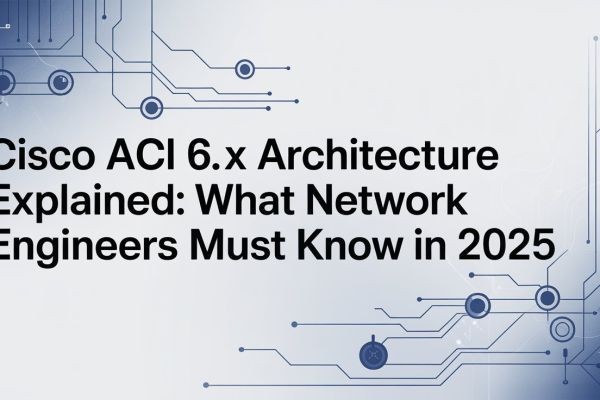 Cisco ACI 6.x Architecture Explained: What Network Engineers Must Know in 2025