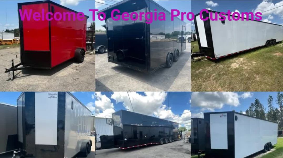 ⁣Georgia Pro Customs - Affordable Enclosed Trailers in Douglas, Georgia