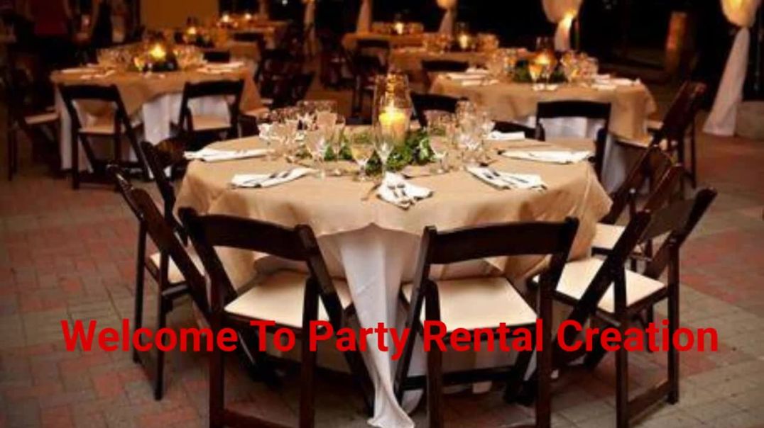 ⁣Party Rental Creation - Chairs and Table Rentals Tent Rentals in Canoga Park, CA